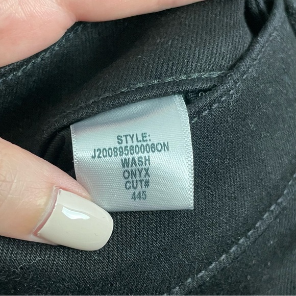 NWT Veronica Beard Debby Skinny Button Fly Jean Size 24 in Onyx - Picture 6 of 16